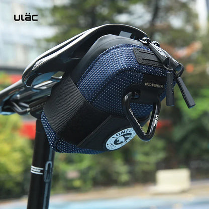ULAC 0.5L Waterproof Bicycle Saddle Bag — Mini Shockproof MTB Seatpost Rear Pack Tail Pouch