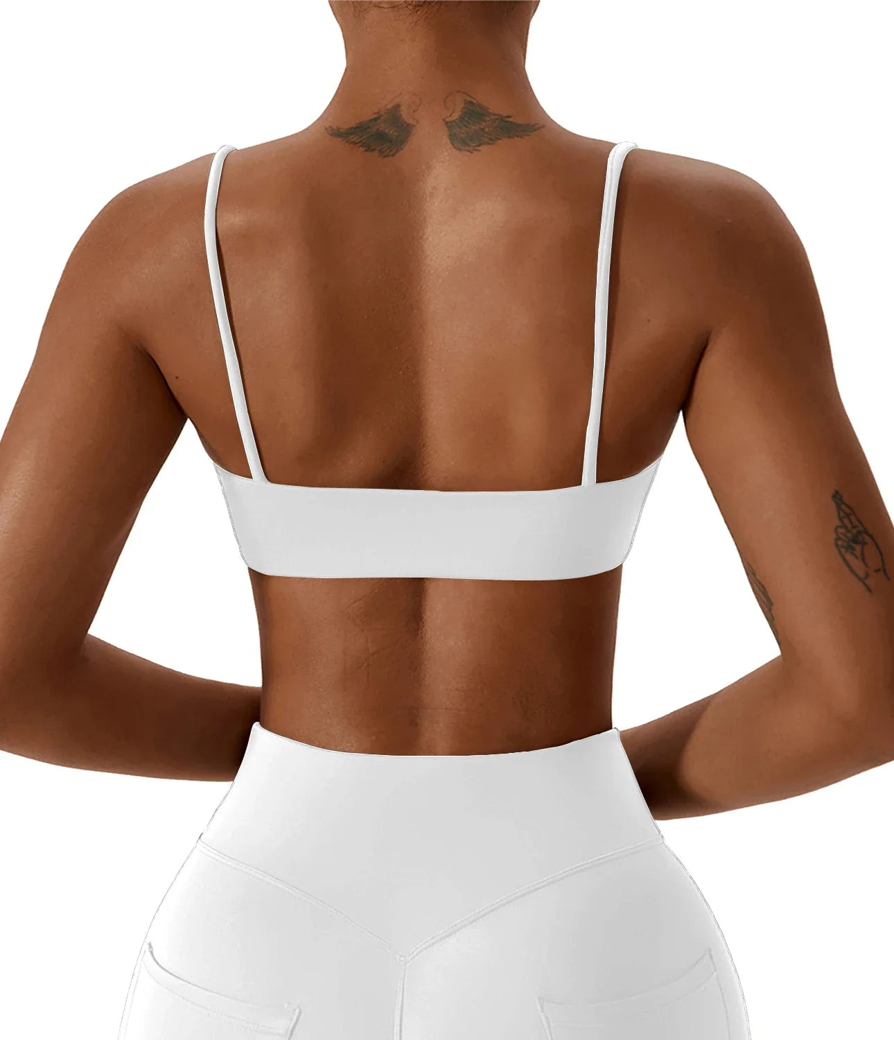 Soft Cross Back Sports Bra - High Quality Women’s Yoga Fitness Top for Running Workout and Activewear