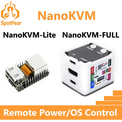 Sipeed NanoKVM KVM Options – NanoKVM-Lite & NanoKVM-FULL for LicheeRV Nano RISC-V Remote Power/OS Control