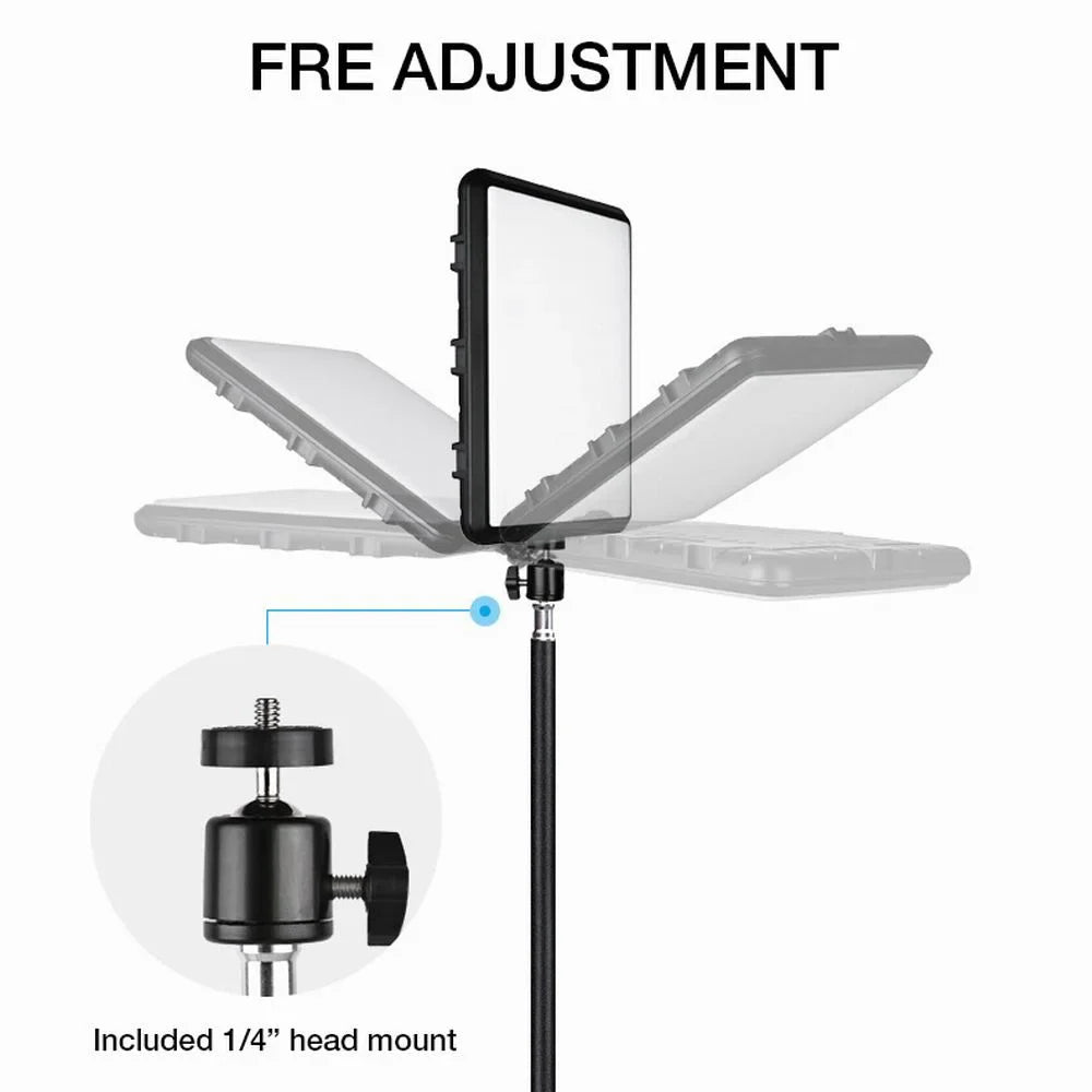 High Power 352-LED Video Light Panel – 2800K-7000K Adjustable Studio Fill Lamp with Light Stand for Live Streaming Photography
