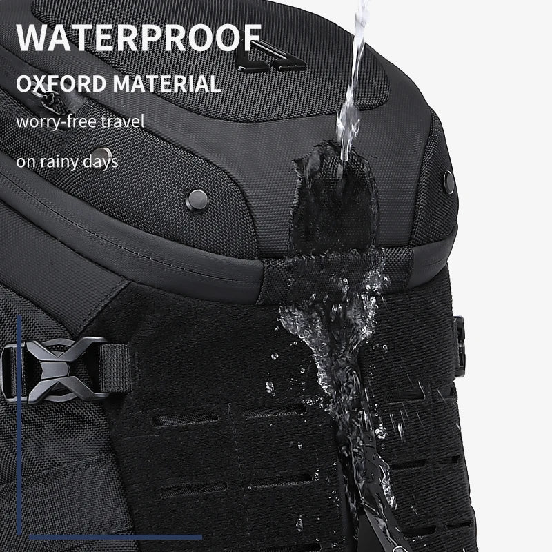 OZUKO Large Capacity Men’s Shoulder Bag - Waterproof Sling Crossbody | Fashionable Messenger Bag for Short Trips, Quality Chest Bag