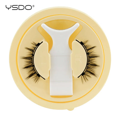 YSDO Magnetic Eyelashes – Reusable 3D Mink Winged False Lashes with Tweezer, No Glue Long-Lasting Makeup Lashes