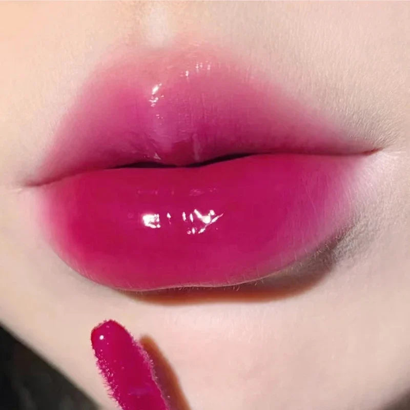 Glass-Like Lip Lacquer - Mirror Shine Hydrating Smudge-Proof Long-Wear Lip Gloss