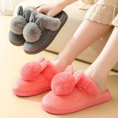 Litfun Women’s Fuzzy House Slippers – Plush Lined Anti-Skid Indoor Slides, Warm Winter Comfort Shoes