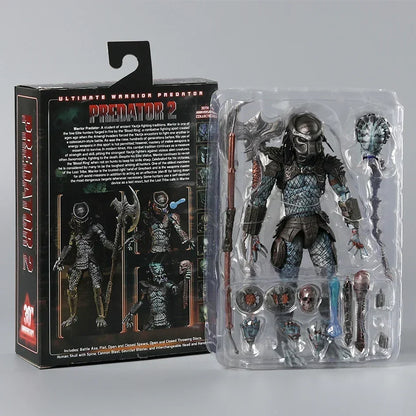 NECA Predator 2 Warrior 30th Anniversary Action Figure – Collectible Model Toy Gift