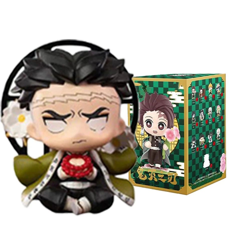 Demon Slayer Tanjiro & Nezuko Figure Blind Box – Anime Cartoon Statue Model Ornament, Creative Surprise Gift