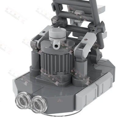 Sci-Fi Starship Building Blocks – DIY Bacta Tank, Cannon & Boarding Stair Brick Set for Kids