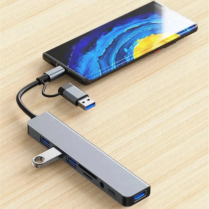 USB-C Hub Thunderbolt 3 Docking Station Splitter – Laptop Adapter for MacBook Air M1 & iPad Pro