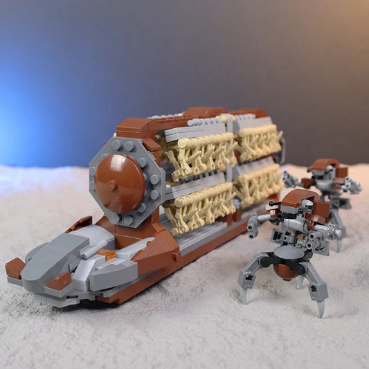 Platoon Attack Craft Droid Building Toy – DIY Star Army Model Blocks Set, Christmas Gift for Boys, Kids, and Adults
