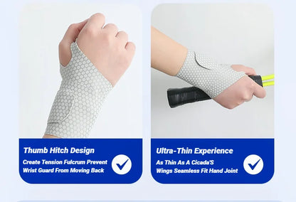 Adjustable Ultra-Thin Wrist Strap — Breathable Support for Sprains, Pain Relief, Gym Exercise, Arthritis & Carpal Tunnel