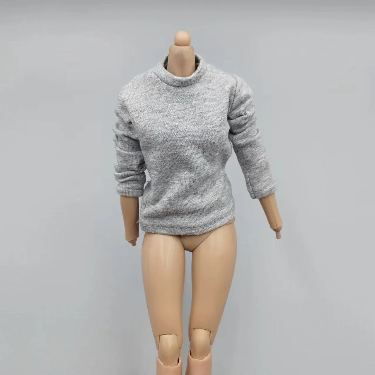 1/6 Scale Black T-Shirt for 12" (30cm) Action Figures — Male & Female DIY Model Accessories