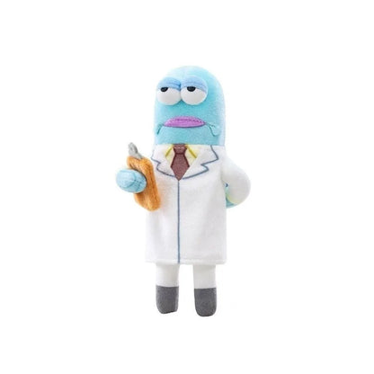 SpongeBob Ugly-Cute Fish Plush Keychain - Funny Kawaii Bag Charm & Gift Decoration