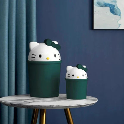 New Sanrio Hello Kitty Kawaii Dustbin – Trash Can for Living Room, Bedroom & Toilet