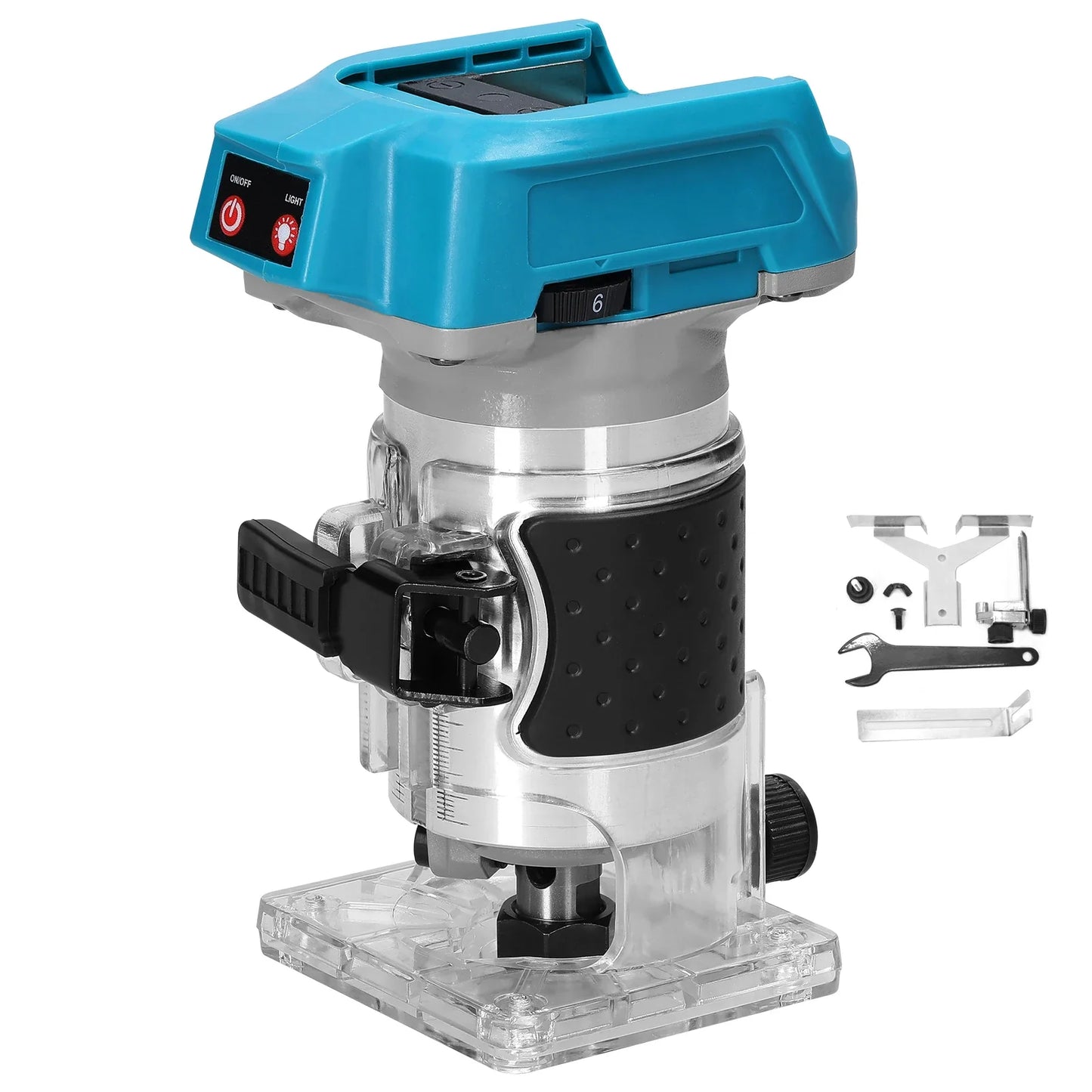 Woodworking Electric Trimmer - Brushless Trimming Machine, Router & Engraving Slotting Tool for Makita 18V Battery