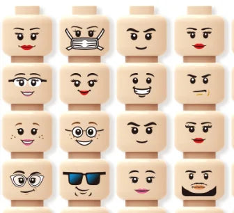 10PCS DIY Print Heads Building Blocks Set – Compatible Assembly Particle Bricks | Creative Educational Construction Toy Parts for DIY Builds