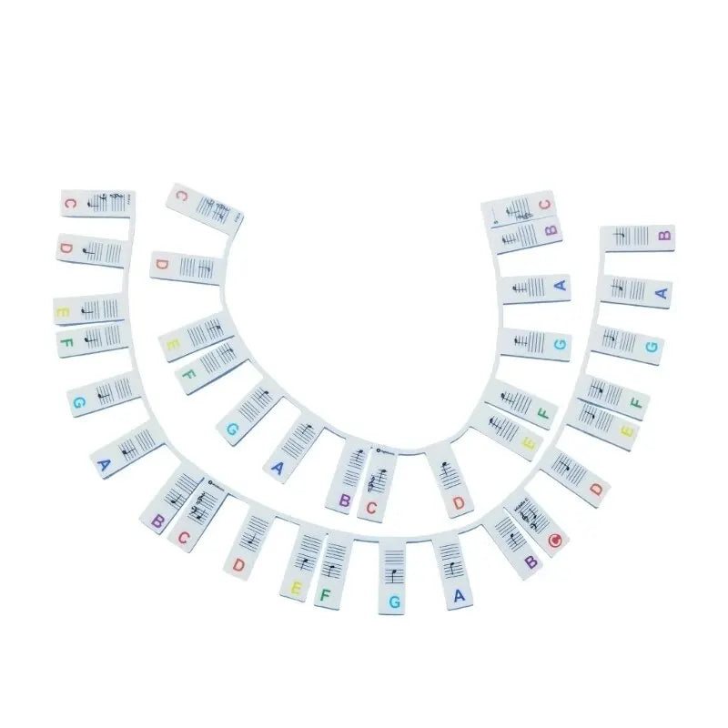 Miwayer Removable Piano Keyboard Stickers – Note Labels for 88/61 Keys, Learning Guide for Beginners