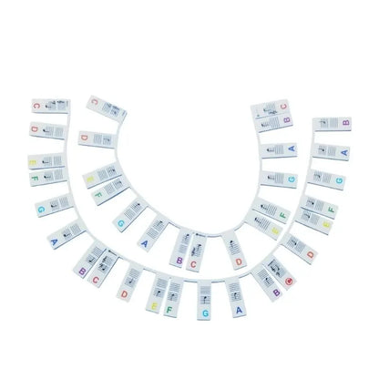 Miwayer Removable Piano Keyboard Stickers – Note Labels for 88/61 Keys, Learning Guide for Beginners