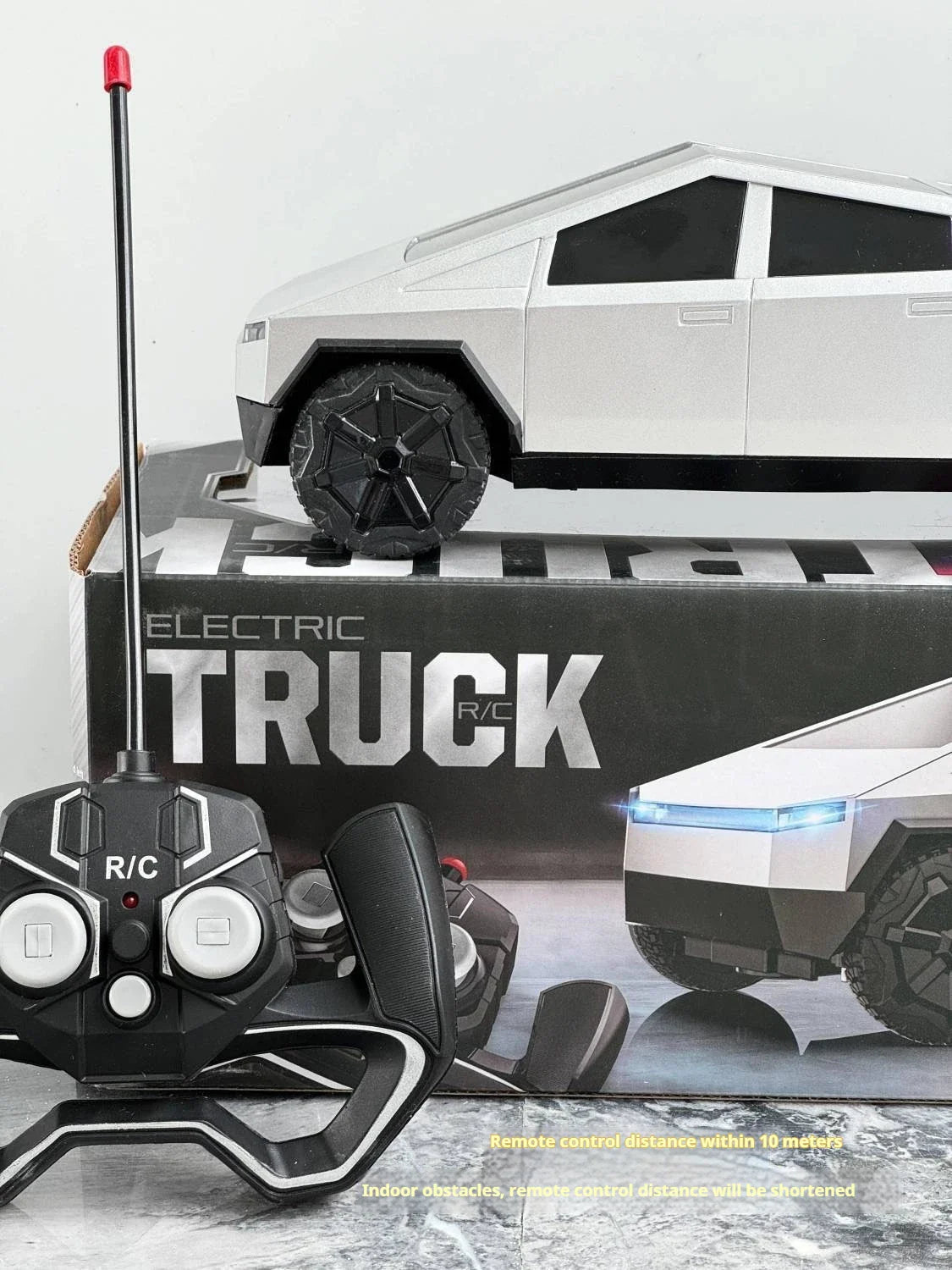 Tesla Pickup RC Car Model | Drop-Resistant Simulation Toy with Color Box for Kids & Christmas Gifts