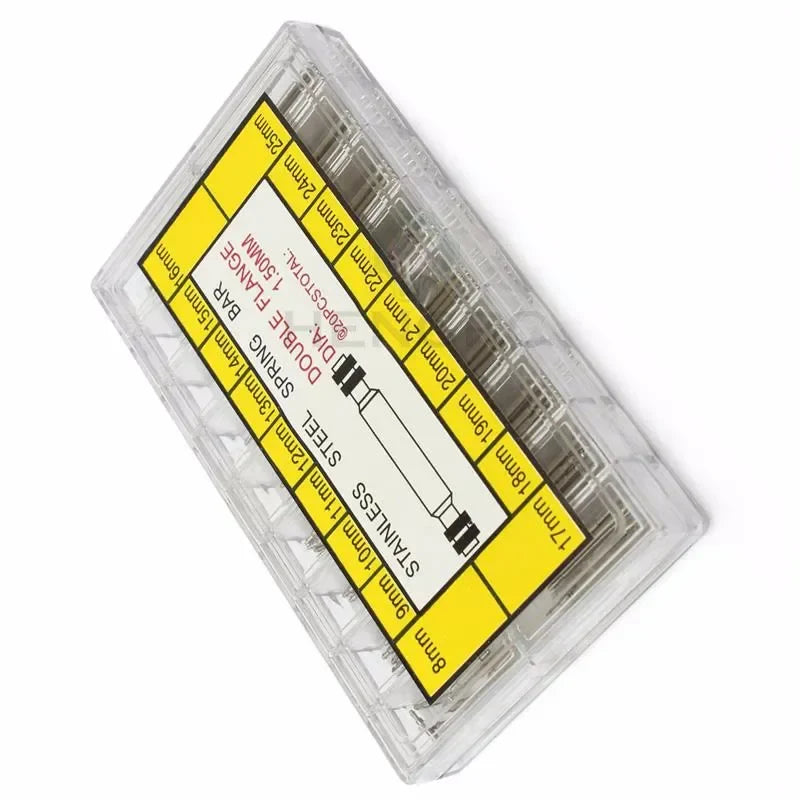 270pcs Stainless Steel Spring Bars Set – 8mm to 25mm for Watchband Strap Repair & Watch Accessories