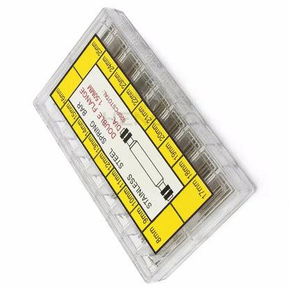 270pcs Stainless Steel Spring Bars Set – 8mm to 25mm for Watchband Strap Repair & Watch Accessories