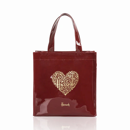 Simple Stylish PVC Reusable Shopping Bag – Luxury Eco-Friendly Waterproof Tote for Summer Beach