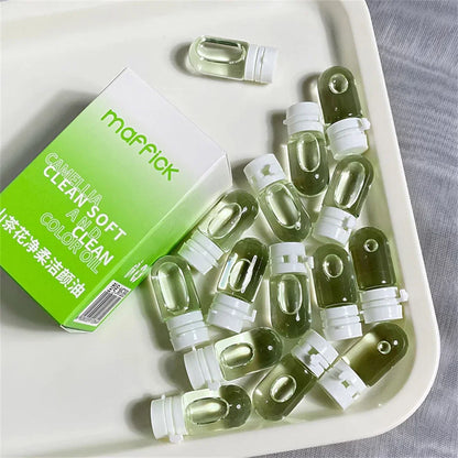 10/20/30pcs Cleansing Oil - Camellia Secondary Facial Cleanser, Deep & Gentle Makeup Remover, Travel Portable