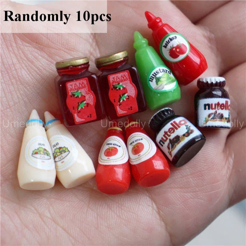 1/6 Miniature Dollhouse Supermarket Set – Mini Snacks & Drinks for Blythe & BJD Dolls