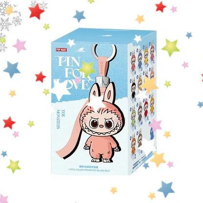 THE MONSTERS Love Series Pin – Popmart LABUBU Mystery Blind Box Cute Figurine, Desktop Decoration & Gift