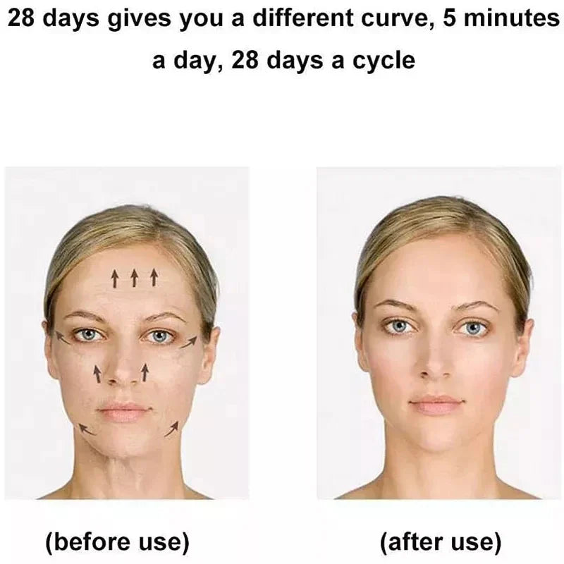 Microcurrent Facial Massager Roller – EMS Face Lift & Anti-Wrinkle Skin Tightening Tool for Firming & Slimming
