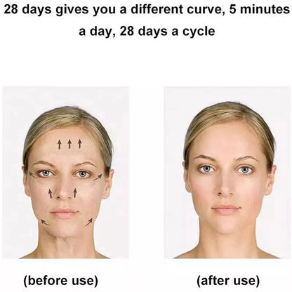 Microcurrent Facial Massager Roller – EMS Face Lift & Anti-Wrinkle Skin Tightening Tool for Firming & Slimming