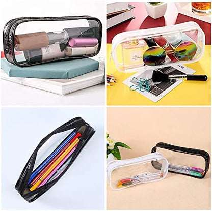 10/100pcs Thick PVC Jewelry Bags — Transparent Self-Sealing Pouches for Storage, Display & Anti-Oxidation Protection