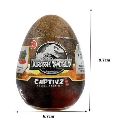 Jurassic World Captive 3 Clash Edition Dinosaur Egg Blind Box — 10cm Mini Slime Surprise, Full Box Collection