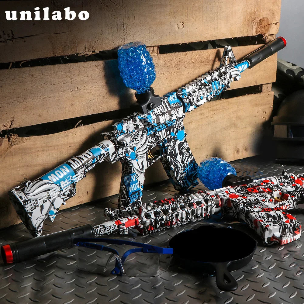 M416 Electric Blaster Gun Set, High Precision Shooting Toy for Outdoor Fun, Birthday Gift (Bullets Excluded)