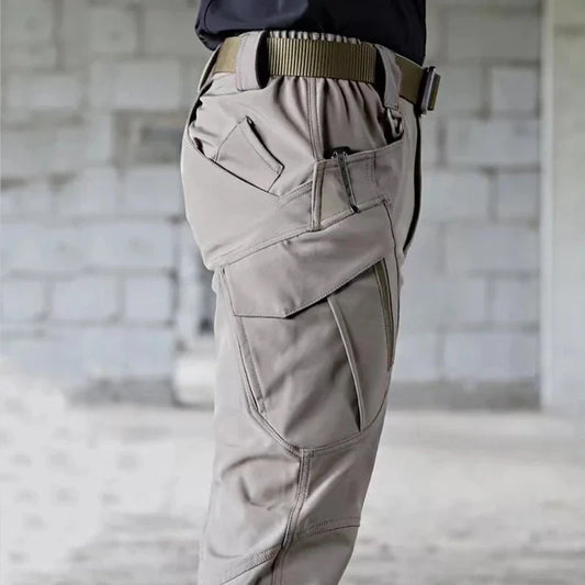 Men's Spring & Autumn Cargo Pants — Elastic Outdoor Trousers for Hiking, Trekking, Camping, Running & Cycling