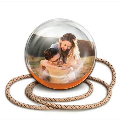 3D Video Crystal Ball Lamp - DIY Memory Glass Sphere with 2.7" Screen & 4GB Video Player, Gift Idea