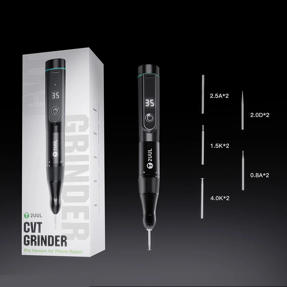 2UUL CVT Grinder Polishing Pen – Precision Motherboard Chip Pad Repair and Frame Correction Tool for Mobile Phones