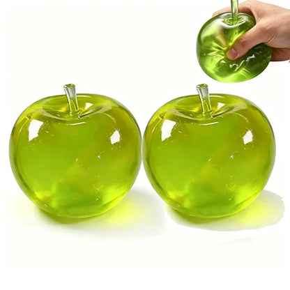 Squishy Apple Fidget Toy - Slow-Rising Fruit Stress Relief & Sensory Toy