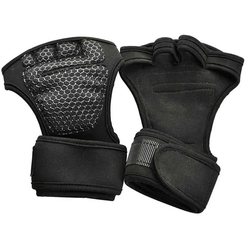 Training Sport Gloves – Half Finger Weightlifting Gloves for Men & Women, Non-Slip Hand, Wrist & Palm Protector for Gym & Bodybuilding