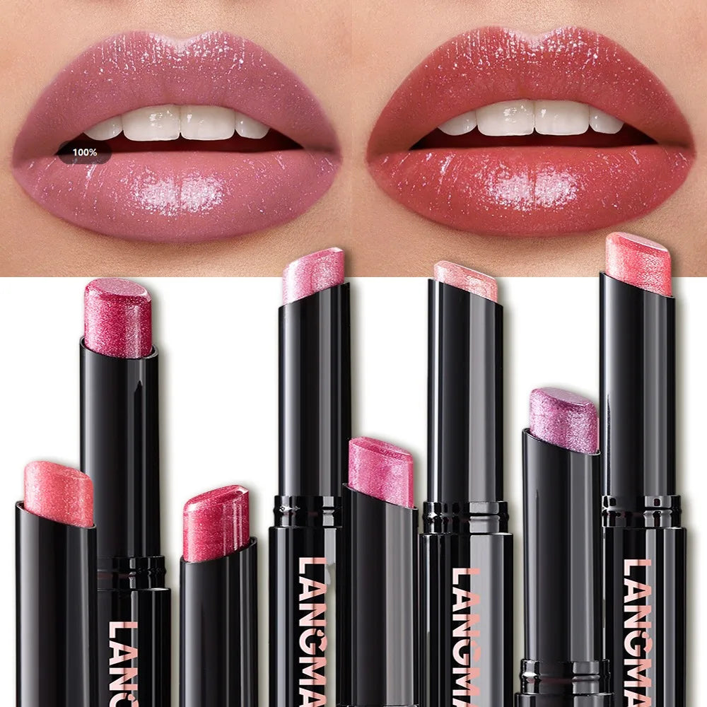 Diamond Pearlescent Lipstick – Waterproof, Long-Lasting Matte Velvet Lipstick with Non-Stick Shine for Sexy Red Lips          Ask ChatGPT