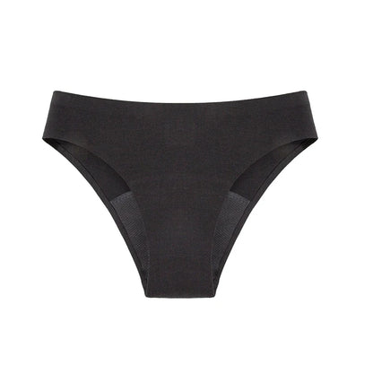 Seamless Cotton Menstrual Panties – 4-Layer Leakproof Fast-Absorption Period Underwear for Teens, Mid-Rise Incontinence Macaron Undies