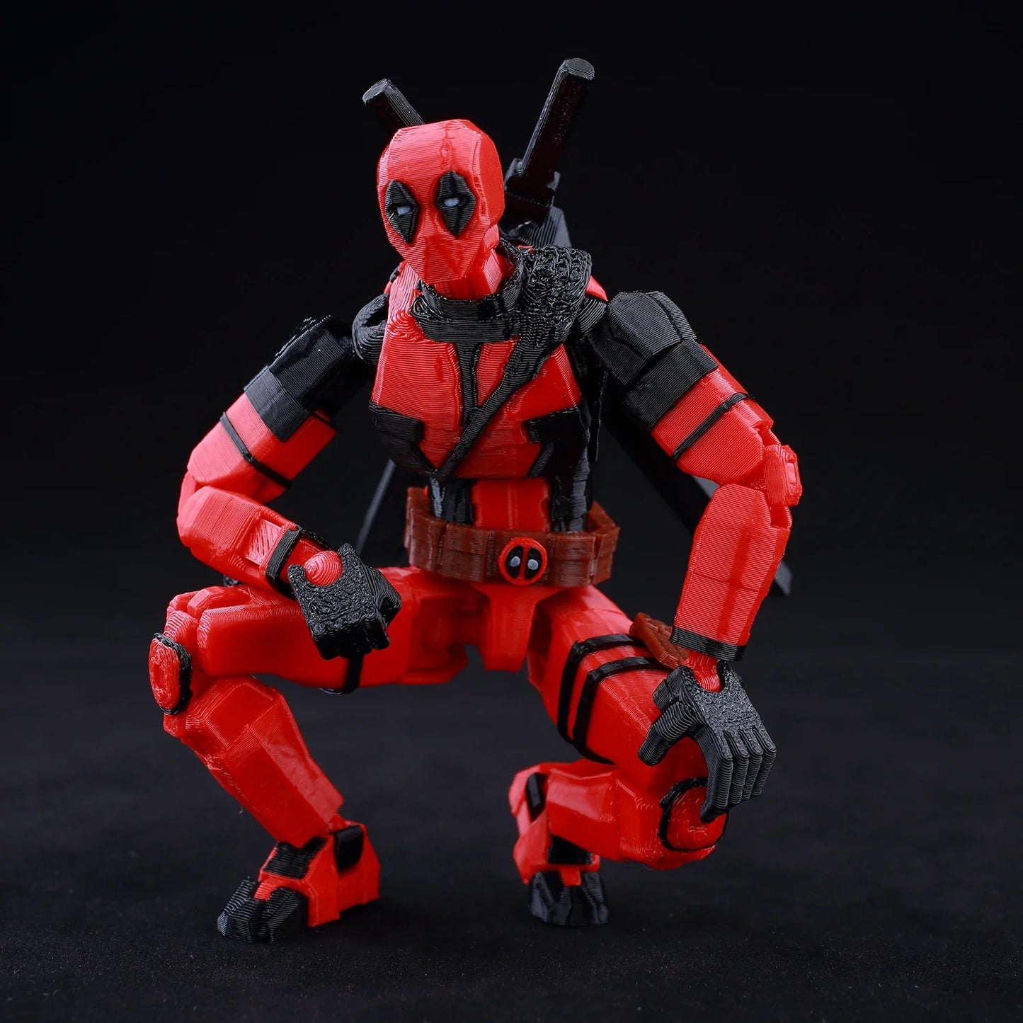 9L3D Lucky13 T13 Action Figures — 3D Printed Deadpool, Wolverine, Batman, Spider-Man & Venom Anime Model Toys, Collectible Gift