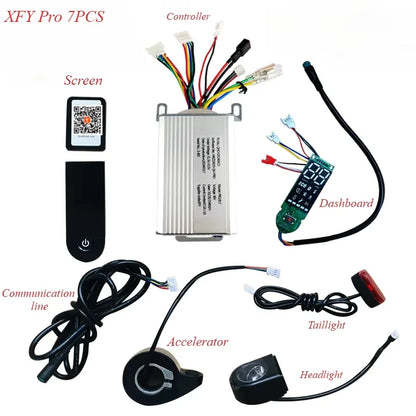 350W 36V 15A Scooter Controller Motherboard with Bluetooth & Tuya Smart – Compatible with FOSTON X-Play DIGMA, 8.5 Inch, Max Speed 30 Km/h