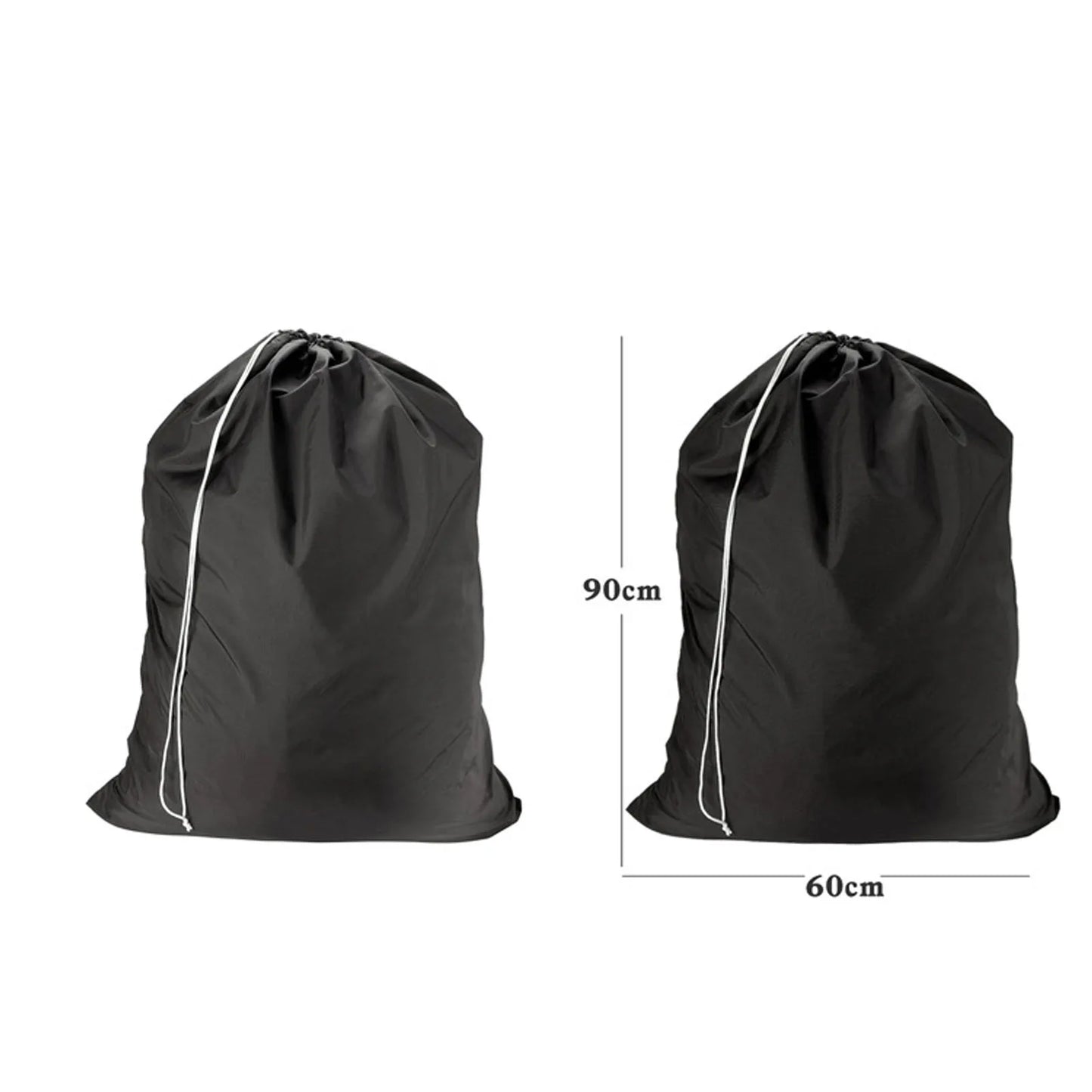 Large 60x90cm Laundry Mesh Bag — Solid Color Drawstring Clothes Washing Bag, Anti-Snag & Deformation