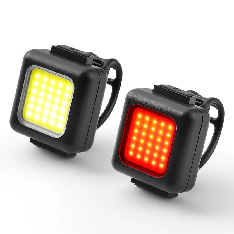 Mini Mountain Bike Front Light – Multifunctional Strong LED Bicycle Flashlight with Backpack Buckle for Outdoor Cycling Safety