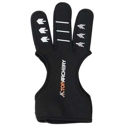 Archery Glove Three-Finger Guard – Shooting Gloves for Recurve Bow, Hunting & Beginners