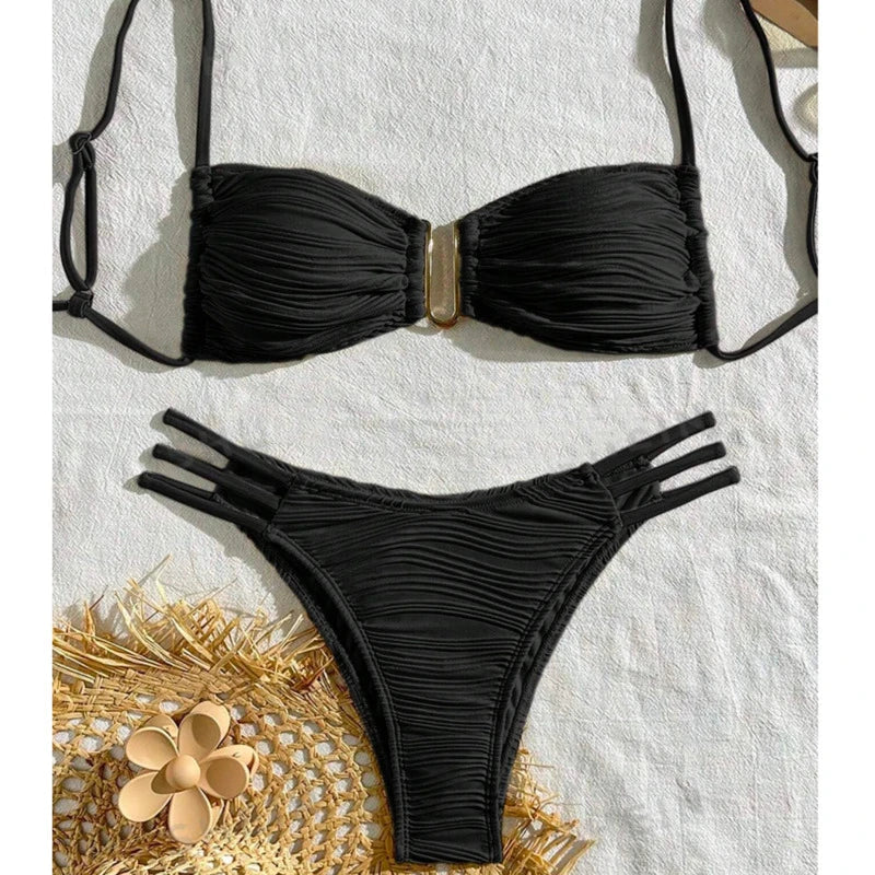 Sexy Bikinis 2025 – Women’s Brazilian Swimwear Set for Beach & Pool Bathing Suits