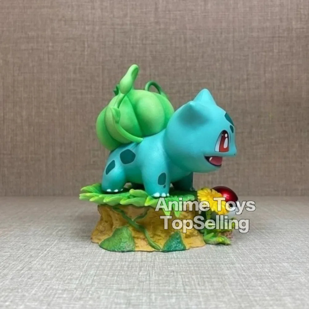 10cm Pokemon Bulbasaur Anime Figure – PVC Action Toy for Kids & Collectors
