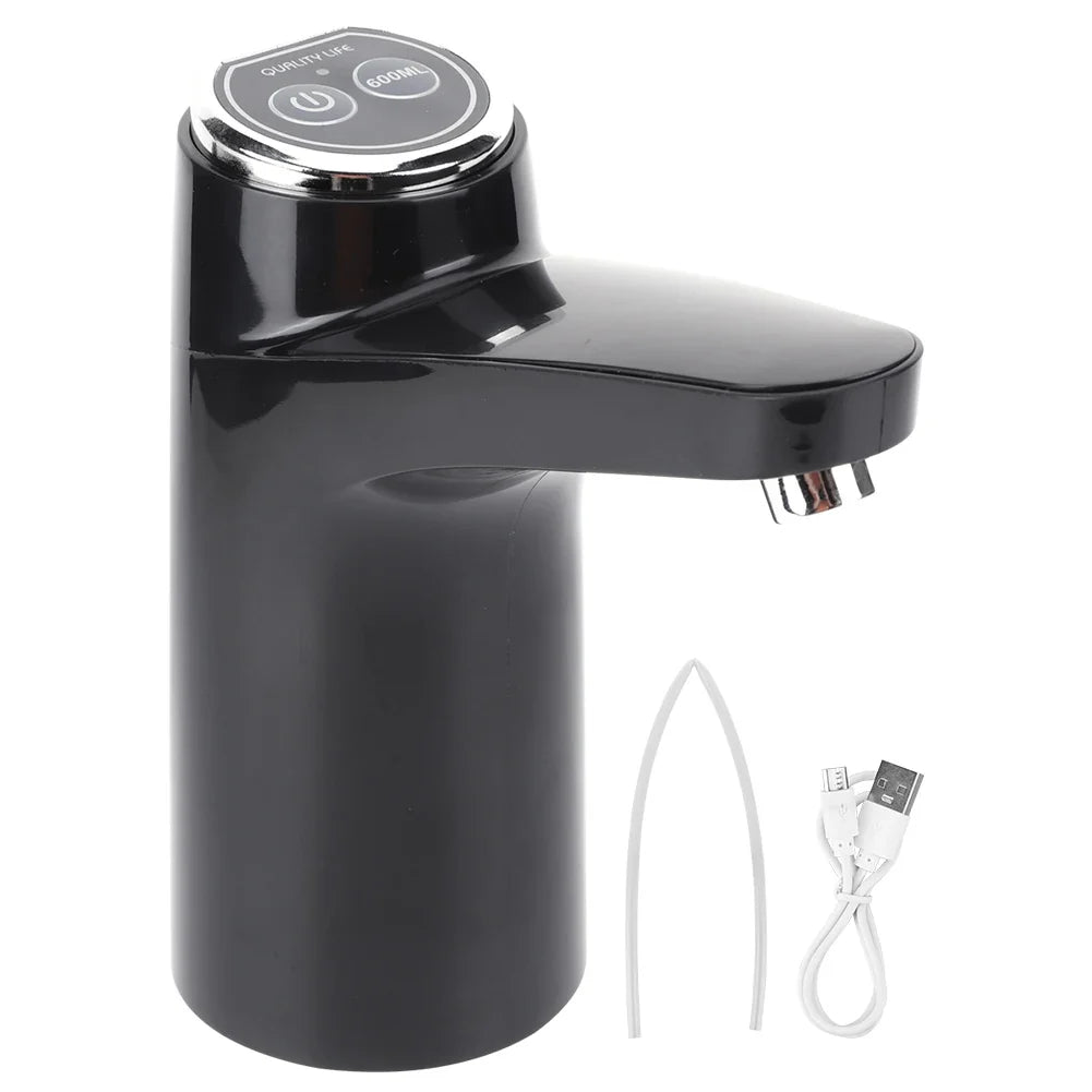 11L Camping Water Container - Portable Water Tank with Faucet & USB Rechargeable Electric Pump