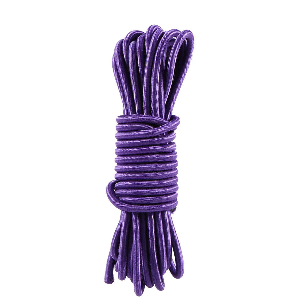 5 Meters 4mm/5mm Kayak Elastic Bungee Cord – Paddle Holder, Deck Rigging & Rear Securing Rope for Boats
