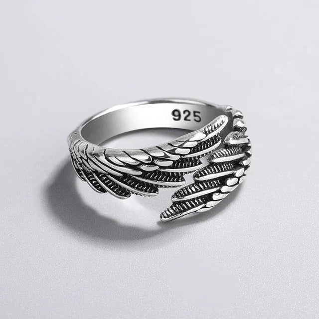 925 Sterling Silver Geometric Ring — BF CLUB Fashion Handmade Ring for Women, Party & Christmas Gift
